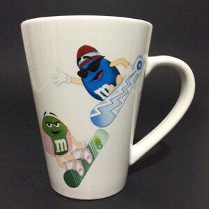 COFFEE Mug Cup M&M's Chocolate Candy Snowboarding